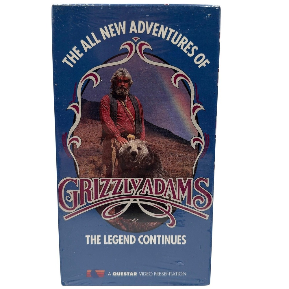 The All New Adventures of Grizzly Adams VHS The Legend Continues 1994 New Sealed